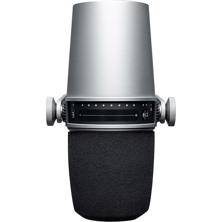 خرید میکروفون Shure MV7 - نقره‌ای